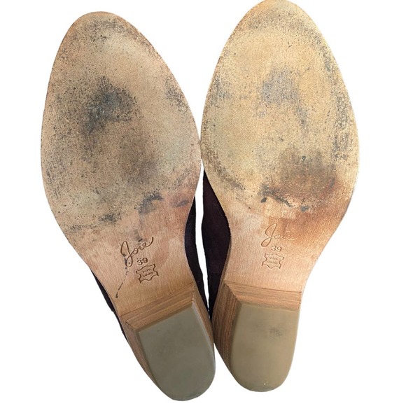 Joie Barlow Ankle Boot in Plum Suede Size 39 - Picture 5 of 8